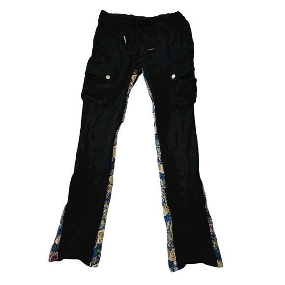 Valabasas Black Stacked Sweatpants Size M - Picture 1 of 7